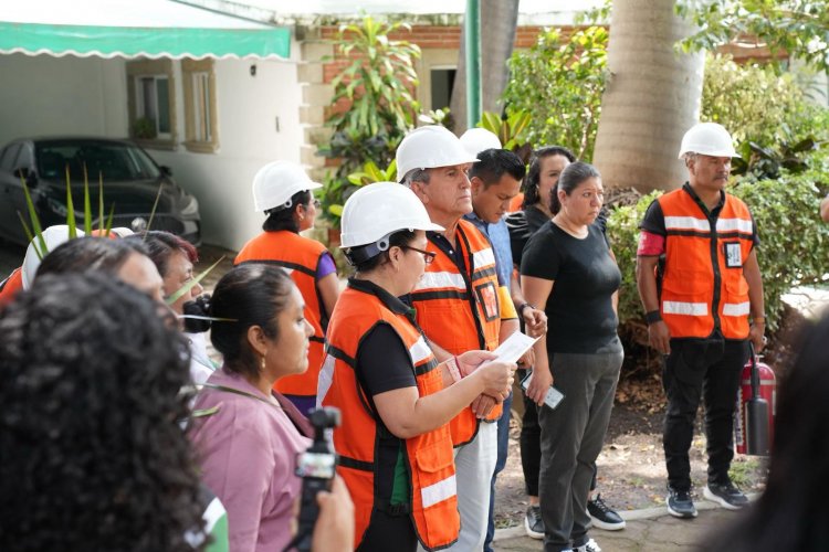 En simulacro, se fortalece la cultura de la prevención