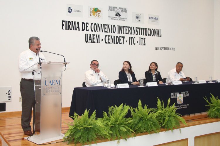 Unen esfuerzos la UAEM y TecNM  por educación, ciencia y tecnología