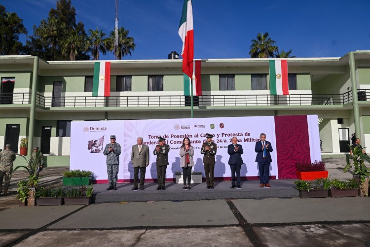 Refrenda JL Urióstegui trabajo con  nuevo titular de la 24 zona militar