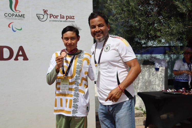 Ángel Alexis dio a Morelos 1a medalla en Paralimpiada