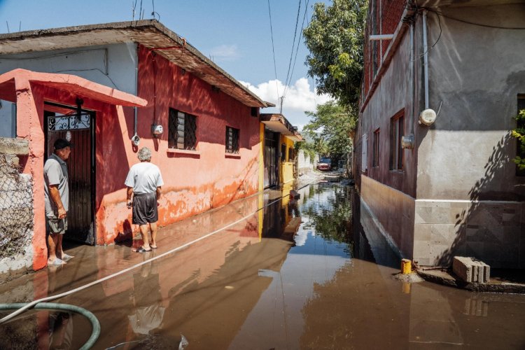 Al menos, 140 viviendas dañadas en  Zacatepec y la región Sur por lluvias