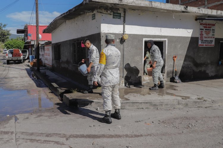 Al menos, 140 viviendas dañadas en  Zacatepec y la región Sur por lluvias