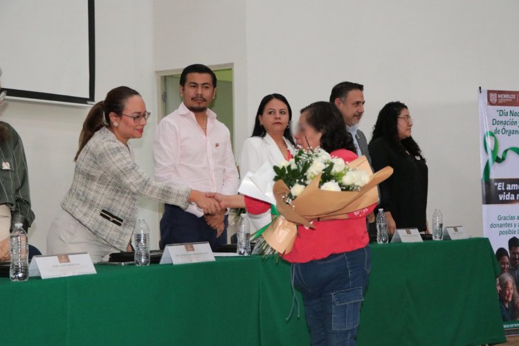 Reconocen a familias donadoras  de órganos y tejidos en Morelos