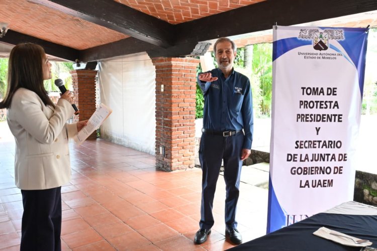 Hay nuevo presidente de la Junta de Gobierno de UAEM