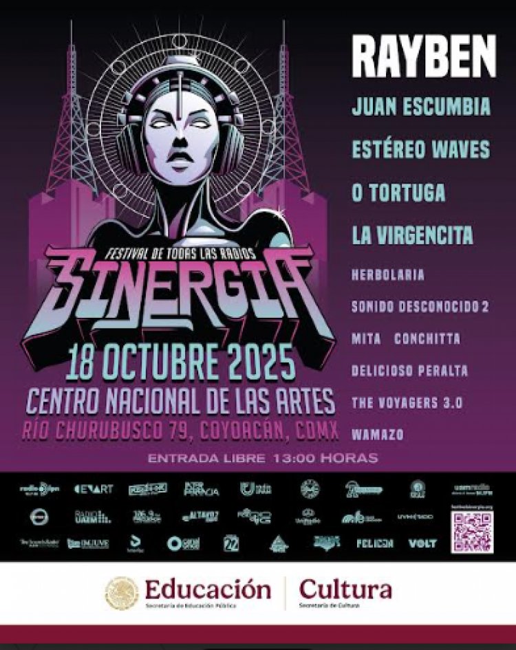 Radio UAEM en el festival  de todas las radios: Sinergia