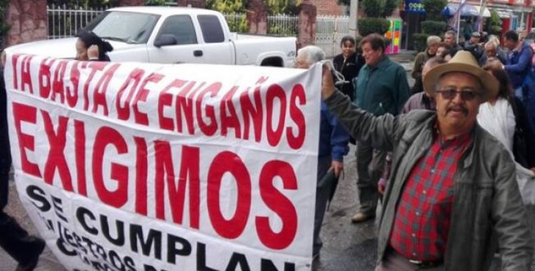 Gobierno de Urióstegui finalmente va a  regresar a jubilados a Inst. de Crédito