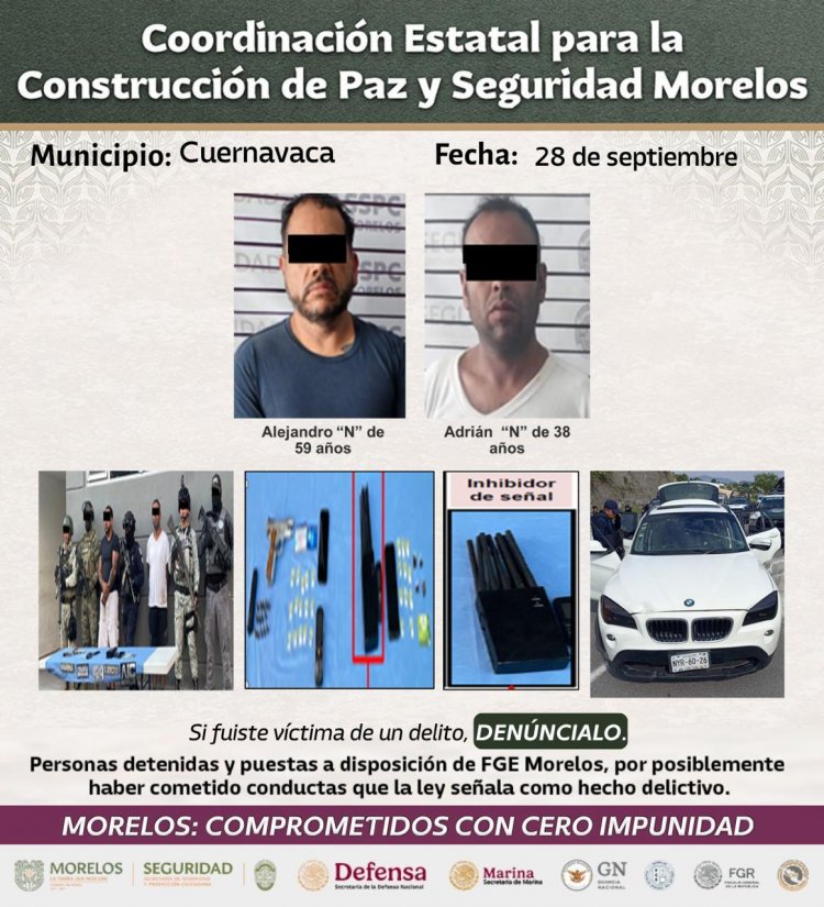 Más de tres decenas de generadores  de violencia, atrapadas recientemente