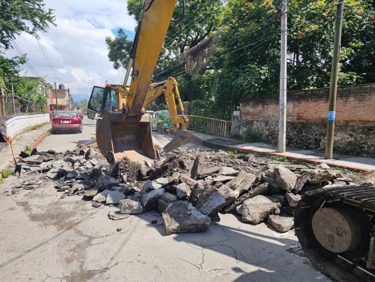 Se informa de cierres de vialidades en  Jiutepec por importante rehabilitación