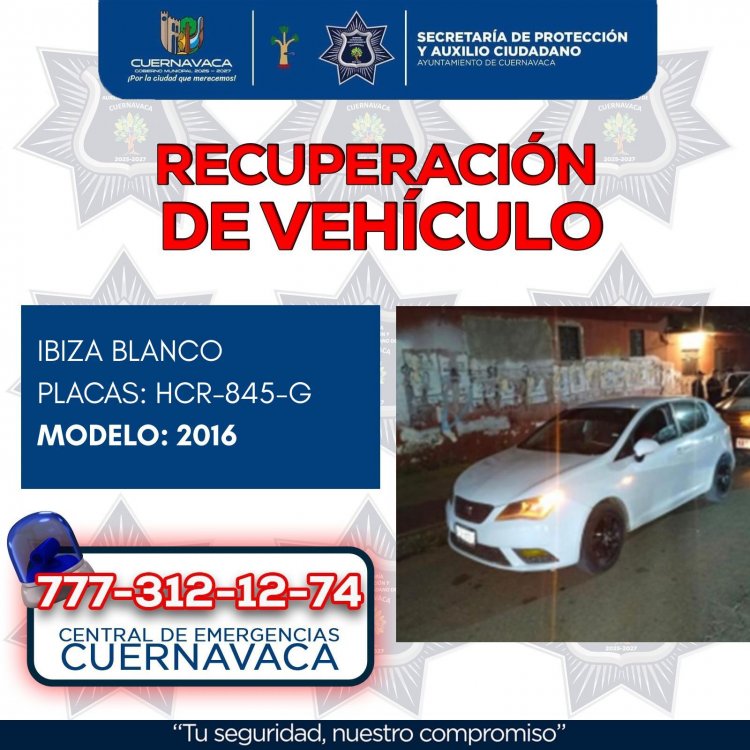 Llevan 64 detenidos en octubre en Cuernavaca