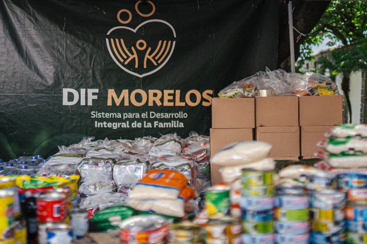 Sale de Morelos primera ayuda a  familias damnificadas en Puebla