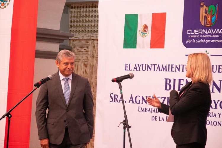 José Luis Urióstegui recibió a la embajadora de Polonia