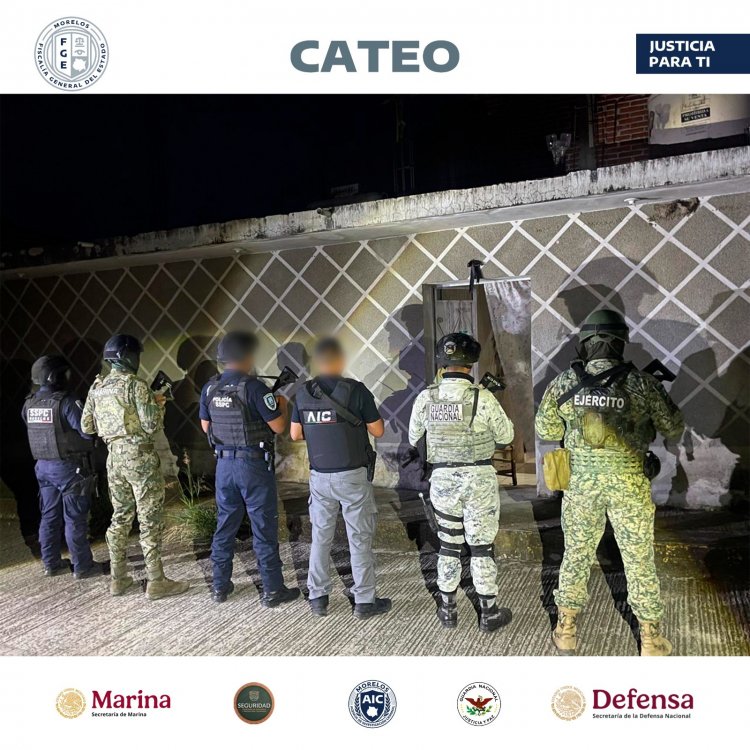 Cateo por droga en Atlatlaucan; hallan casquillos y una motocicleta irregular