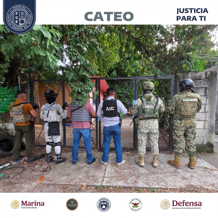 Drogas y otros indicios de crimen  fueron hallados en cateo en Jojutla