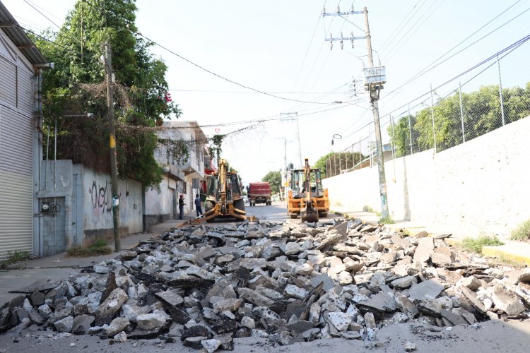 Recibe la Col. Otilio Montaño  obras del gobierno de Jiutepec