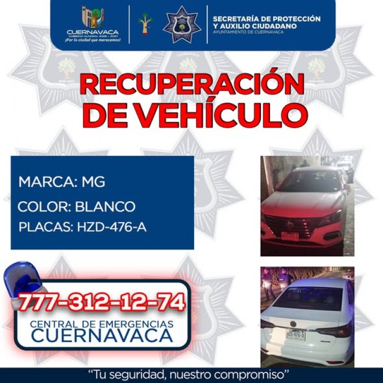 La Seprac logró recuperar tres vehículos con reporte de hurto