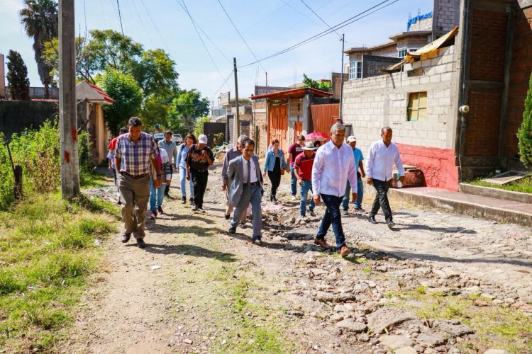 En recorrido, José Luis Urióstegui  fortalece la participación social