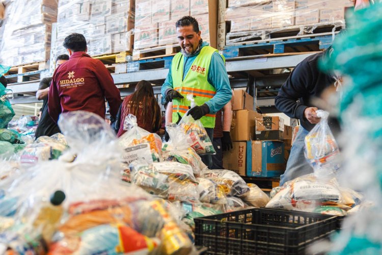 Casi, 29 toneladas de víveres a damnificados desde Morelos