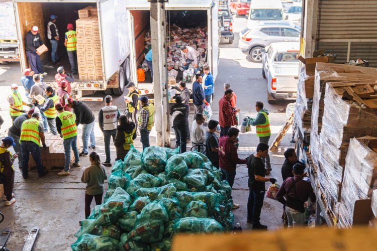 Casi, 29 toneladas de víveres a damnificados desde Morelos