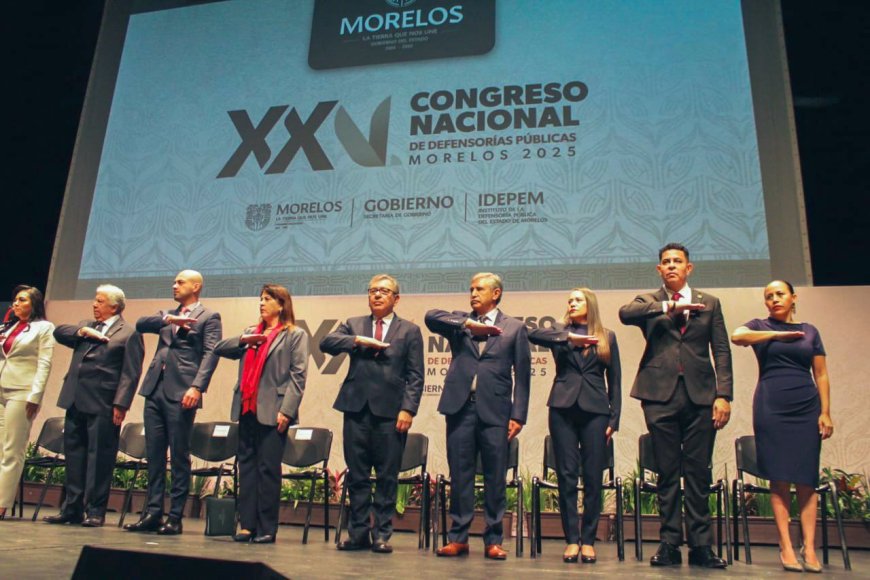 Da la bienvenida alcalde Urióstegui al  25 Congreso Nacional de Defensores