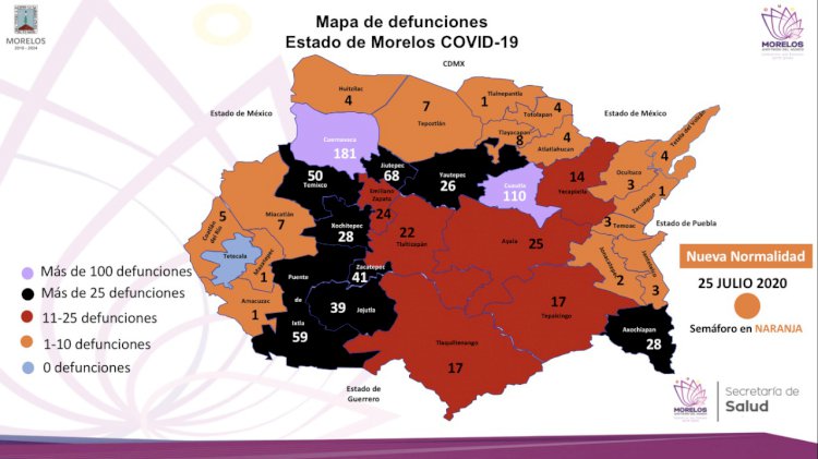 Cuenta Morelos ya prácticamente cuatro millares de contagios covid