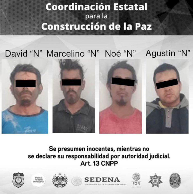 Atrapan a 13 presuntos culpables  de encubrir robo de tractocamión