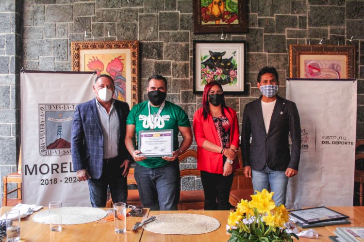 Reconoce INDEM a los aspirantes del Premio Estatal del Deporte Morelos 2021