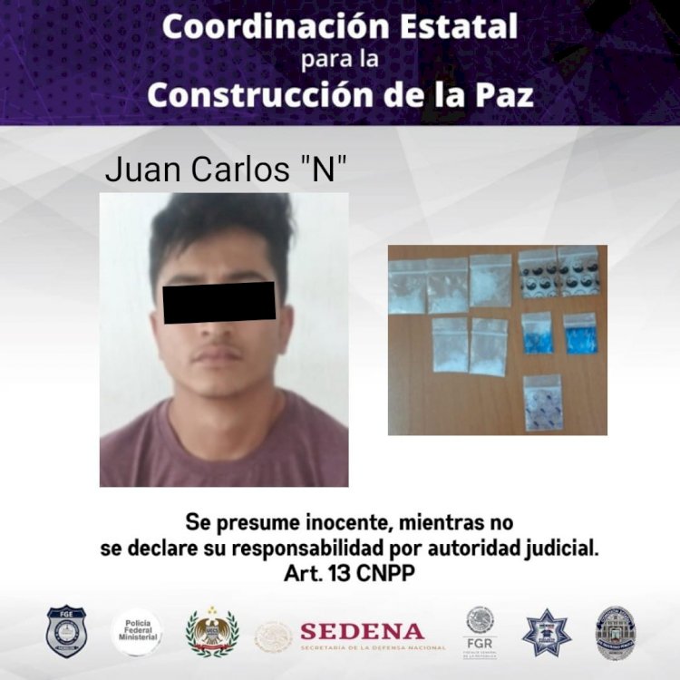 Agarraron a un par en E. Zapata y  Cuernavaca con supuesta droga