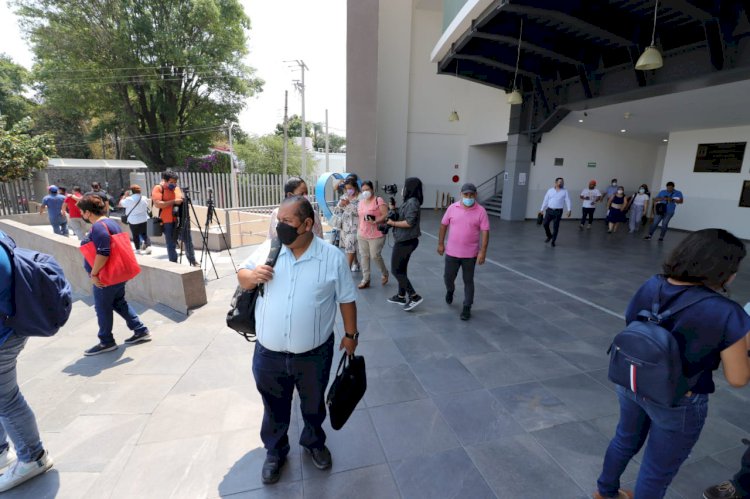 Desalojan personal en el Congreso del estado por amenaza de bomba